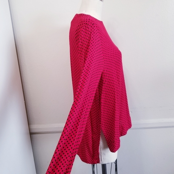 Philosophy |‎ Red Polka dot Long Sleeve, Large - Picture 6 of 10